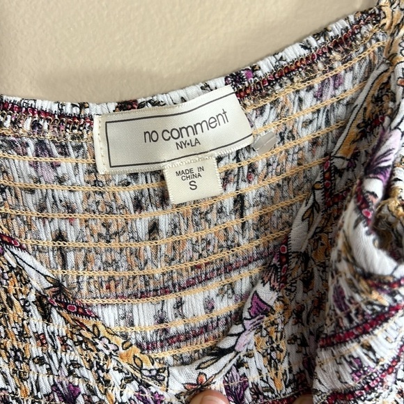 no comment NY•LA, Size Large, Beige and floral - Picture 4 of 7